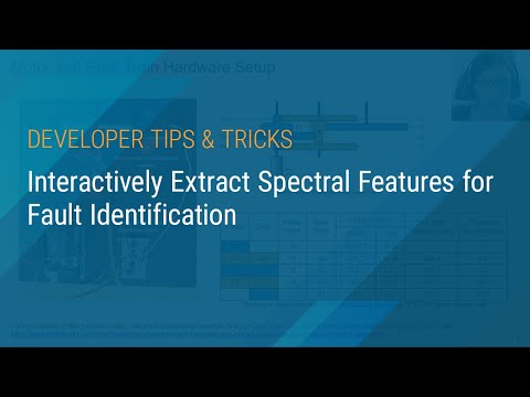 Interactively Extract Spectral Features for Fault Identification