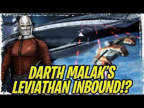 Darth Malak Incoming with the Leviathan!? Ebon Hawk Kit Reveal (GIF Review) | Galaxy of Heroes