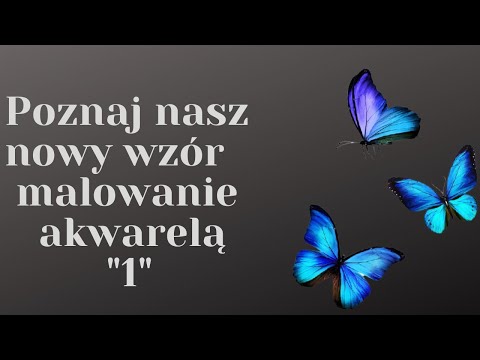 Akwarela na paznokciach