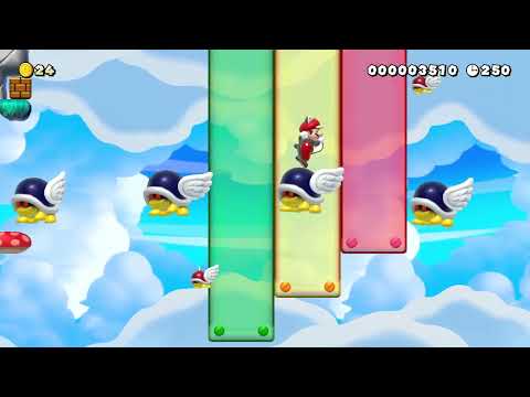 [NSBSD] 5-3: Para-Beetle Bluffs by LordBows14 🍄Super Mario Maker 2 ✹Switch✹ #bsy
