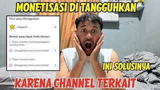 Download lagu THIS IS THE SOLUTION?! YouTube channel monetization is suspended because the related channel mp3