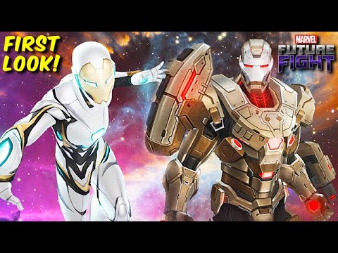 New WAR MACHINE & RESCUE First Look! Pre-Update DPS - Marvel Future Fight