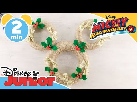 Mickey og Racerholdet JULEPUSLERIER | Mickey Mouse-krans - Disney Junior Danmark