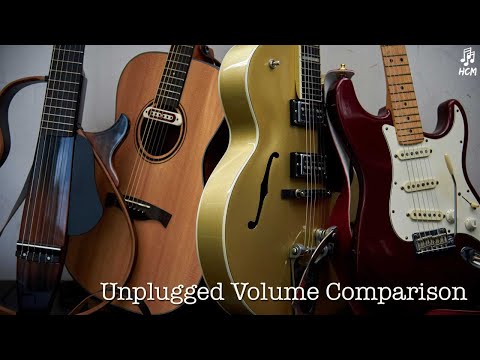 Yamaha Silent Guitar (SLG200N) Unplugged Volume Comparison
