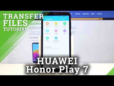 How to Transfer Files in HUAWEI Honor Play 7 – Send Media to External Storage