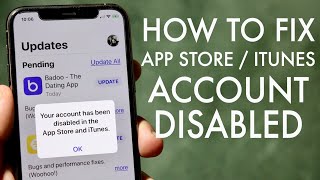 FIX App Store Account Disabled! (2020)