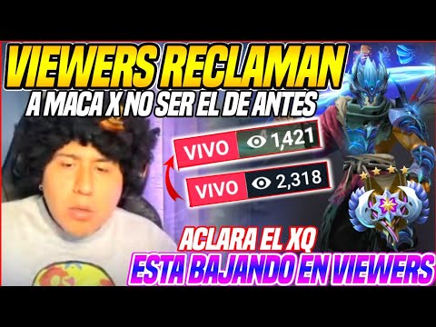 MACARIUS ACLARA EL XQ YA NO HACE COSPOBRES😯PERO VIEWERS LE RECLAMAN Y CUENTA EL XQ SUS VIEWERS BAJAN