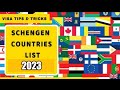 europe schengen country list 2023 |   schengen countries list | Schengen area