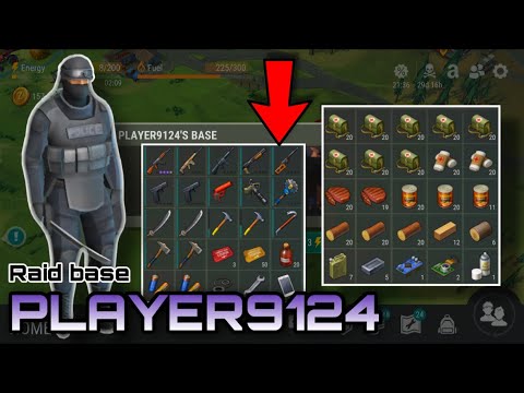 Raid base Player9124 | RaidTime ปล้นกันเถอะ | LDOE | Last day on earth : Survival