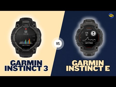 Garmin Instinct 3 50mm AMOLED VS Garmin Instinct E 45mm