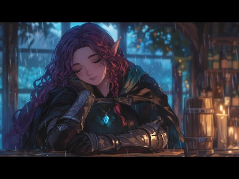 Relaxing Medieval Music - Celtic Music, Fantasy Bard/Tavern & Rain Sounds Ambience, Relaxing Music