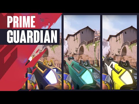 Prime Guardian Skin Showcase [4K] - Valorant Prime Skins