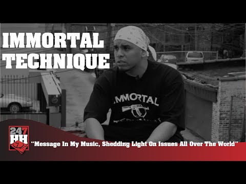 Immortal Technique - Message In My Music, & Shedding Light On Issues All Over The World