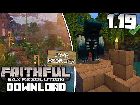 Faithful 64x64 Texture Pack 1.19/1.19.4 Download & Install Tutorial