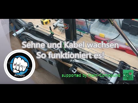Sehne & Kabel wachsen. So funktioniert es! | 🏹 BRO-Staff Archery