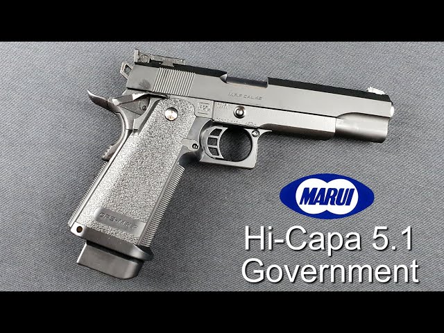 Vídeo relacionado con Pistola de Airsoft de Gas blowback hi-Capa 5.1 Government en Color Negro TM. Potencia < 1 J