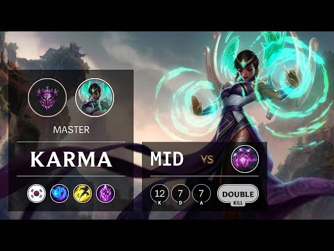 Karma Mid vs Vel'Koz - KR Master Patch 9.16