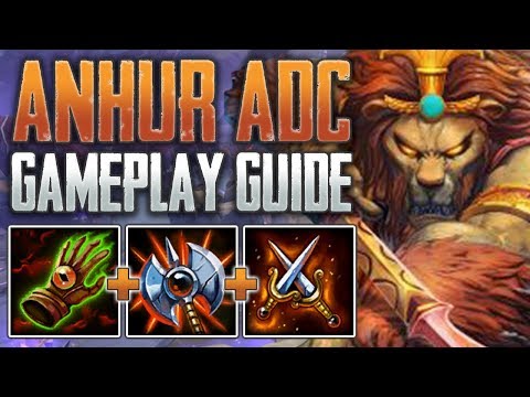 Anhur ADC Gameplay Guide | My Favorite Hunter! (SMITE A-Z Conquest)