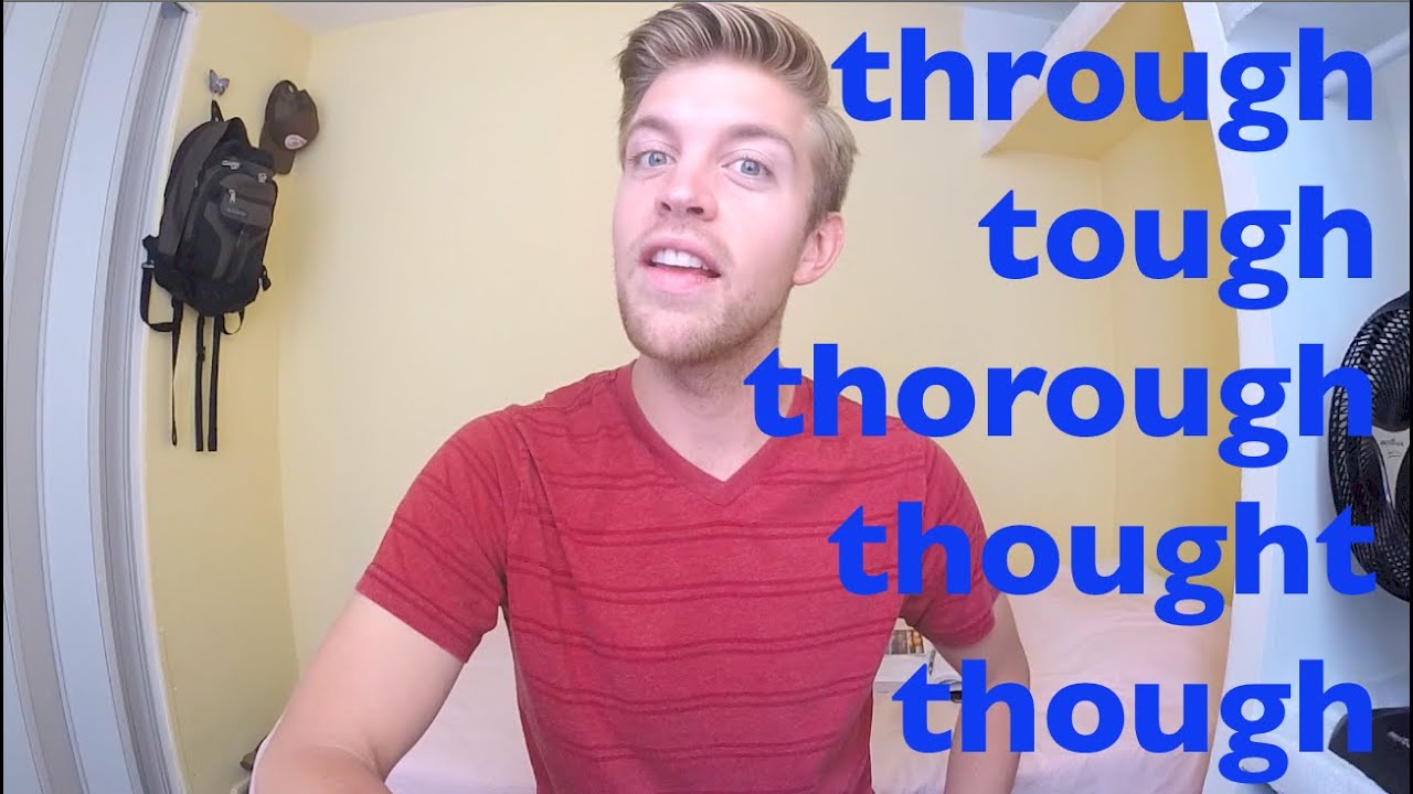 COMO PRONUNCIAR THROUGH TOUGH THOROUGH THOUGHT THOUGH | DICA #23