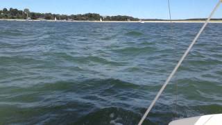 preview picture of video 'Is sailing off Cotuit on Cape Cod like watching paint dry?'