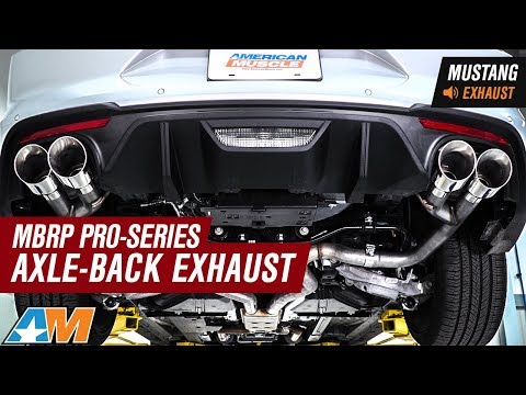 2018 Mustang GT MBRP Pro-Series Axle-Back Exhaust Sound Clip & Install