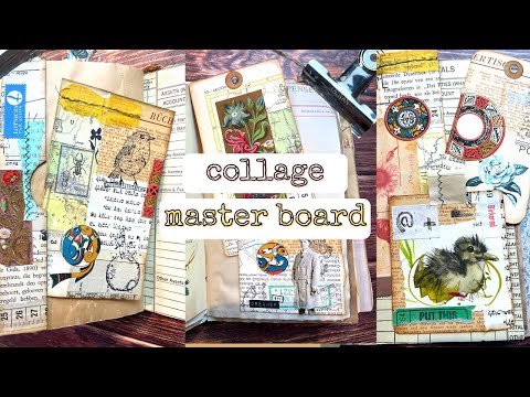 How to Create a Cool Collage Master Board and  How to Use It