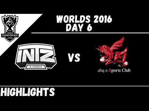 ITZ vs AHQ | Highlights Worlds 2016 Day 6 | INTZ vs AHQ e-Sports Club