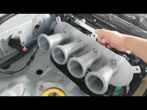 ITB MX-5 with 3D printed velocity stacks.