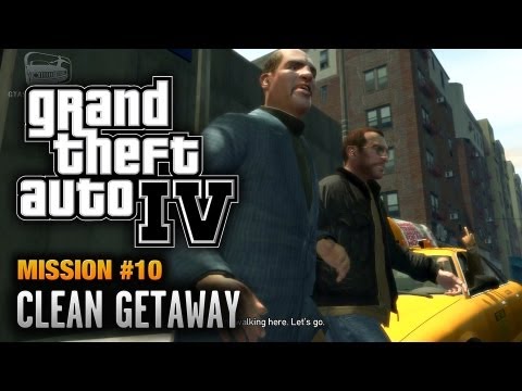 GTA 4 - Mission #10 - Clean Getaway (1080p)