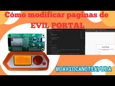 FLIPPER ZERO - EVIL PORTAL - Cómo modificar paginas para Evil portal #educativo #protegerte