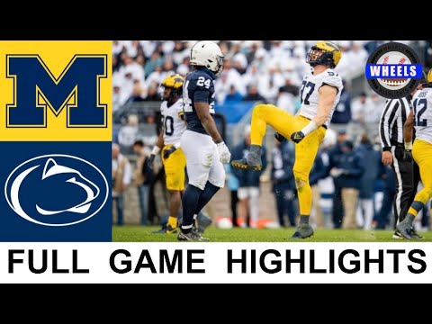 #6 Michigan vs Penn State Highlights | College Football Week 11 | 2021 College Football Highlights