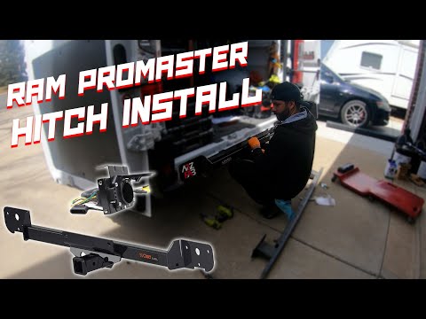 Ram Promaster Curt Hitch Install