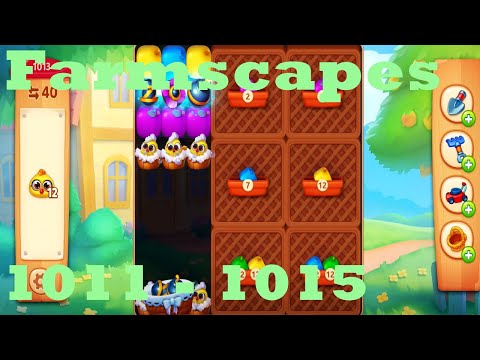 Farmscapes Level 1011 - 1015 HD Gameplay Walkthrough |  3 - match game | android | ios | pc | app
