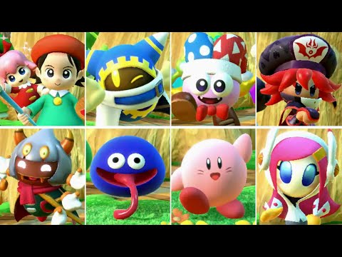 Kirby Star Allies - All Character Victory Dances (DLC Included)