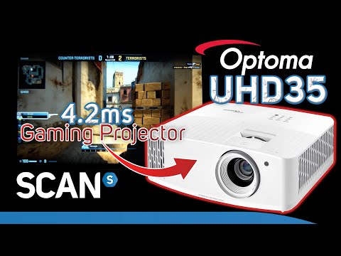 Optoma UHD 35 & 38 Review - Ultra low input lag 4k gaming projectors TESTED. 4.2ms @ 240Hz!!