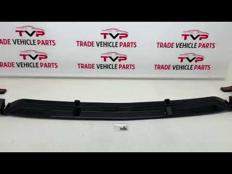 Fits Mercedes GLC X253 C253 2015-2019 Front Lip Splitter Spoiler Sport Gloss Black video