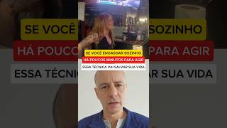 ENGASGOU e está SOZINHO? Essa Manobra pode Salvar sua VIDA #saude #prevenção #drmoacirrosa