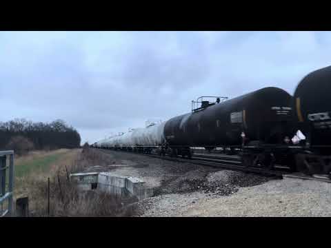 BNSF 965 West at Murphy Road, In Wilmington, Il (3/23/24)