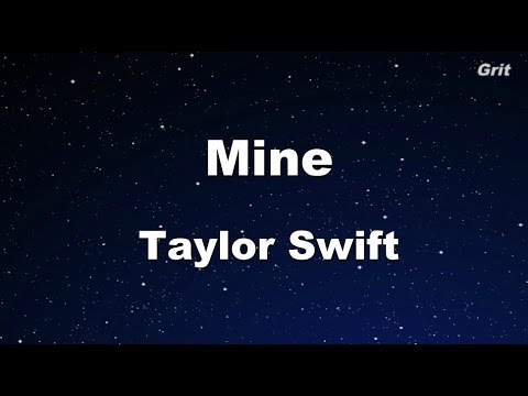 Mine - Taylor Swift Karaoke【No Guide Melody】