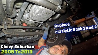 Guide to replace Catalytic Converters on 2016 Chevy Suburban