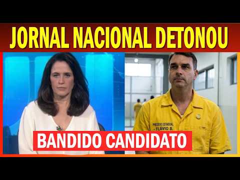Jornal Nacional ANUNCIA pro MUNDO: Flávio BOLSONARO é candidato INVESTIGADO