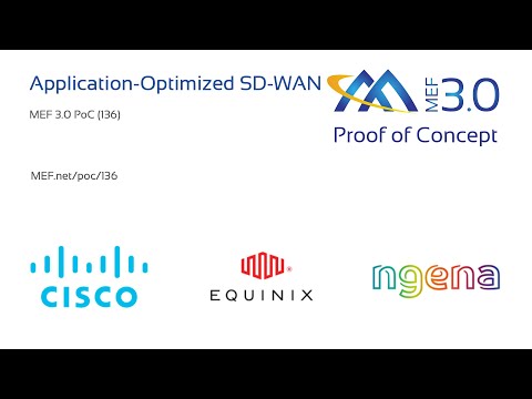 MEF 3.0 Proof of Concept (136) - Application-Optimized SD-WAN