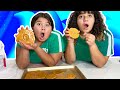 Trying The Squid Game Honeycomb Candy Challenge
