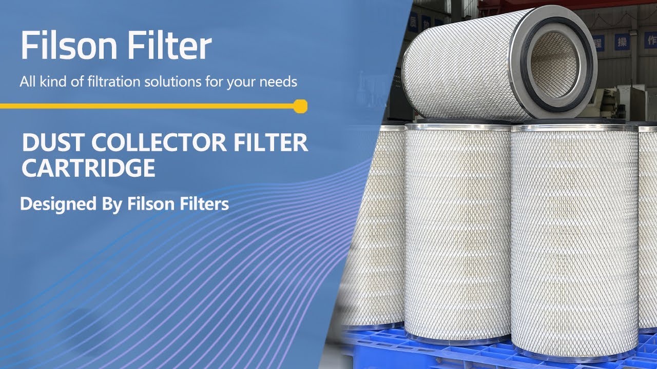 Filson Dust Collector Filter Cartridge for Dust Removal of 1-50 Microns
