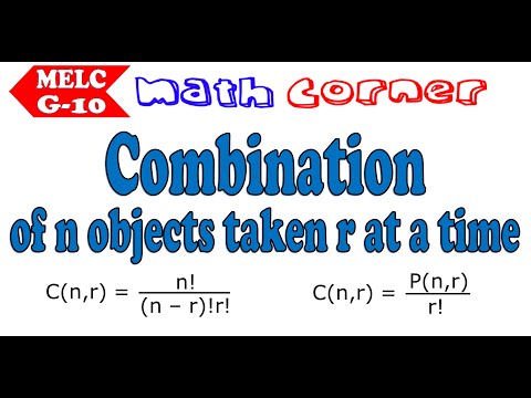 Combination | Math Corner