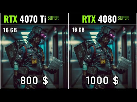 Rtx 4080 Super Vs Rtx 4070 Ti Super - TEST IN 19 GAMES 1080P - 2K - 4K