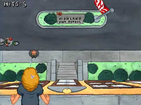 Let's Play Beavis and Butt-Head in Virtual Stupidity - Hock-A-Loogie Mini Game