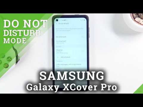 Do Not Disturb Mode – SAMSUNG Galaxy XCover Pro and Sound Settings