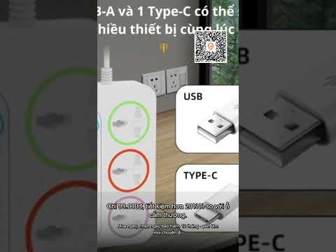 Ổ cắm điện SNAPLO 2.200W - Cổng USB thông minh, bảo vệ chống giật, giá chỉ 99.000