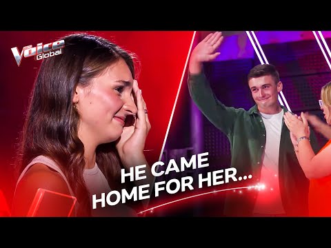 Army Brother Never Heard His Sister Sing... Then He Walked In | The Voice